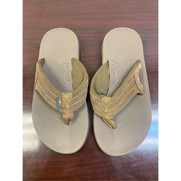 Rainbow Sandals Men's East Cape Molded Rubber Sandal Size 7 EUC - Picture 1 of 5